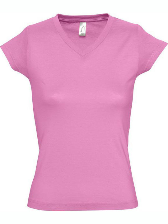 Sol's Moon Γυναικείο Διαφημιστικό T-shirt Κοντομάνικο Orchid Pink Sol's Moon Γυναικείο Διαφημιστικό T-shirt Κοντομάνικο Orchid Pink