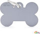 My Family Basic Dog ID Tag Bone Gray Metal Pers...