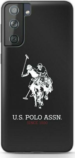 U.S. Polo Assn. Shiny Big Logo Back Cover Πλαστικό Μαύρο (Galaxy S21+ 5G)