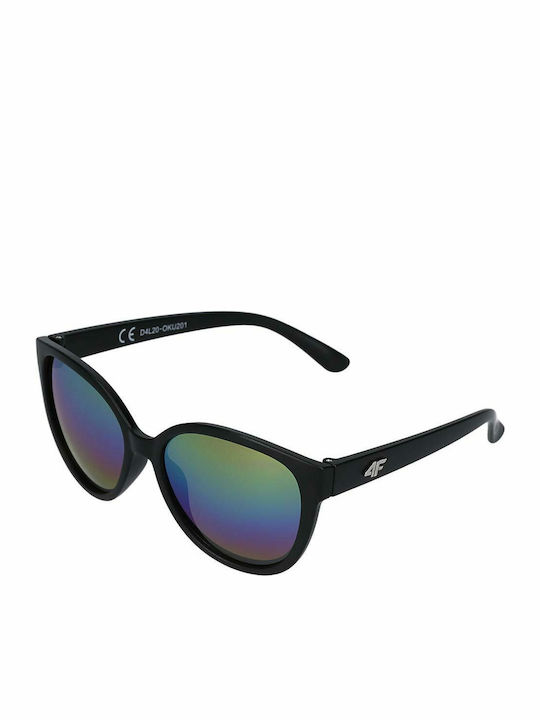 4F Herren Sonnenbrille mit Schwarz Kunststoff G...