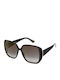 Jimmy Choo Cloe/S Women's Sunglasses with Black Plastic Frame and Gray Gradient Lens