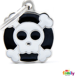 My Family Skull Identificator Câine Circular Ne...