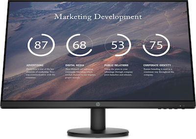 HP P27v G4 IPS Monitor 27" FHD 1920x1080 mit Reaktionszeit 5ms GTG