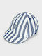 Mayoral Kids' Hat Jockey Fabric Blue