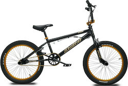 Bullet Bora 20" Μαύρο/Χρυσό Ποδήλατο BMX χωρίς Ταχύτητες