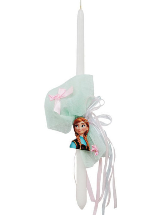 Λαμπάδα Frozen Στρογγυλή Λευκή Λαμπάδα Frozen Στρογγυλή Λευκή