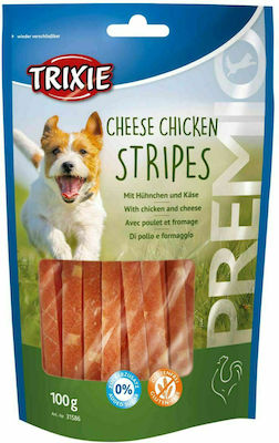 Trixie Premio Stripes Dog Treat with Chicken and Cheese 100gr 31586