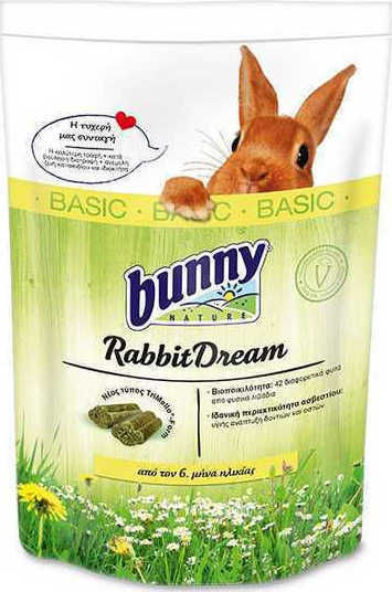 Bunny Nature Rabbit Dream Basic Main Food with Nuts for Rabbit 4kg