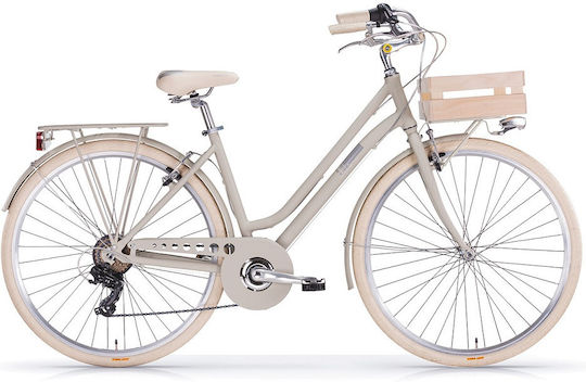 MBM Apostrophe 28" 2019 Lady Μπεζ Ποδήλατο Πόλης με 7 Ταχύτητες