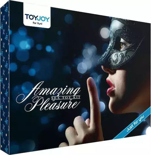 ToyJoy Just For You Amazing Pleasure Sex Toy Kit BDSM Kit in Schwarz Farbe 10Stück