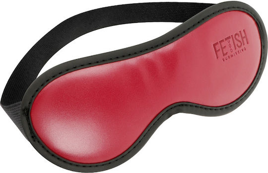 Fetish Submissive Dark Room Mask Vegan Leather BDSM Μάσκα σε Κόκκινο Χρώμα