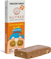 Nutree Fudge Bar with 100% Protein & Flavor Cinnamon Roll 60gr