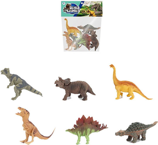ToyMarkt Σετ 6 Δεινόσαυροι για 3+ Ετών 10εκ. (Διάφορα Σχέδια)