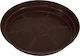 Marhome Ν8 Plate Pot Plastic Brown 35x35cm 09-01-N8P