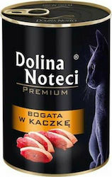 Dolina Noteci Premium Hrana umeda pentru pisici adulte in Poate cu Rață 400gr 1buc