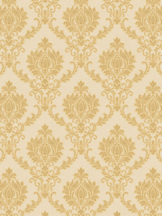 Wallpaper Damaschi Vinyl Gold L1005xW53cm