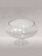 Marhome Decorative Bowl Pedestal Transparent 19.5x19.5x18cm