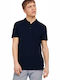 Tom Tailor Herren Kurzarmshirt Polo Marineblau