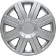 Jestic Car Hubcap Set Cosmos 13" 1pc Silver COSMOS-RIMS-13