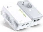 TP-LINK TL-WPA4226KIT v5 Powerline Double Wi‑Fi 4 with Passthrough Socket and 2 Ethernet Ports