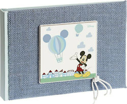 Parisis Gästebuch Mickey Retro Blau aus Pappe