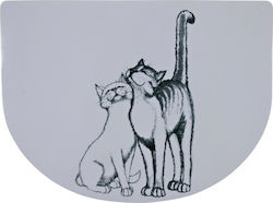 Trixie Pussy Cat Placă pentru hrană a pisicii Alb 40x30cm 24540