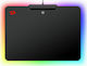 Redragon Epeius Hard P009 Гейминг Мишка Подложка Средна 358мм с RGB Осветление Черен