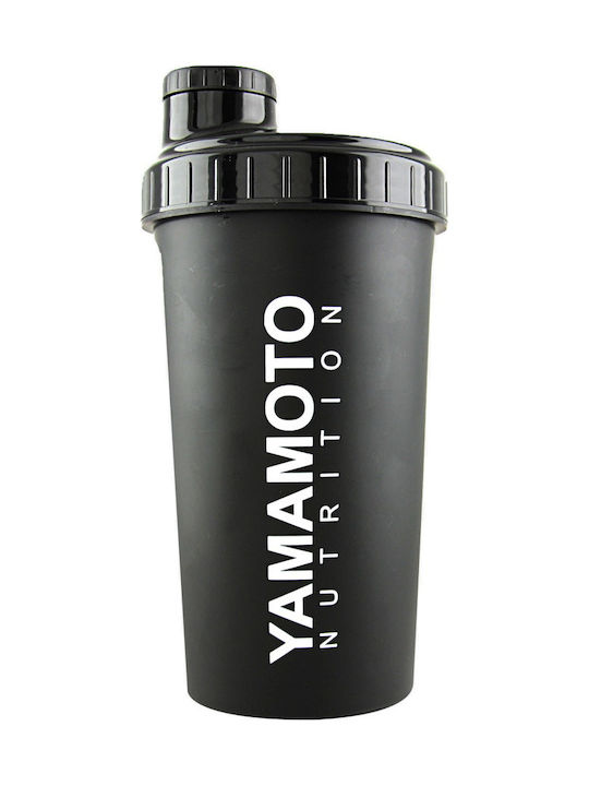 Yamamoto Nutrition Shaker Πρωτεΐνης 700ml Πλαστικό Μαύρο