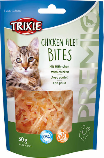 Trixie Chicken Filet Bites Λιχουδιές με Κοτόπουλο Chicken Filet Bites για Ενήλικες Γάτες 50gr