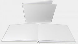 Papercraft Hochzeitswunschbuch Buch Weiß mit 40 Seiten 28,5 x 22cm