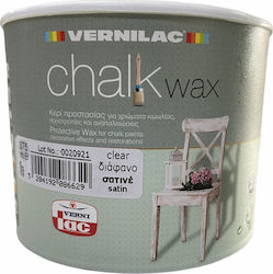 Vernilac Wax Βερνίκι για Χρώμα Κιμωλίας Σατινέ Διάφανο 375ml