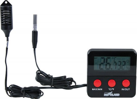 Trixie Echipament Tehnic pentru Acvariu Termometru/Higrometru digital cu senzor telescopic 6x6cm