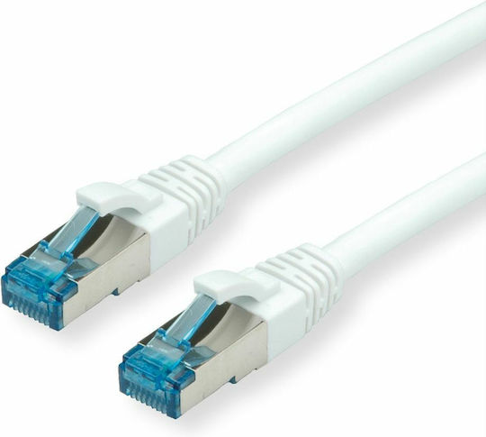 Value S/FTP Cat.6a Gigabit Network Cable Ethernet 1m White