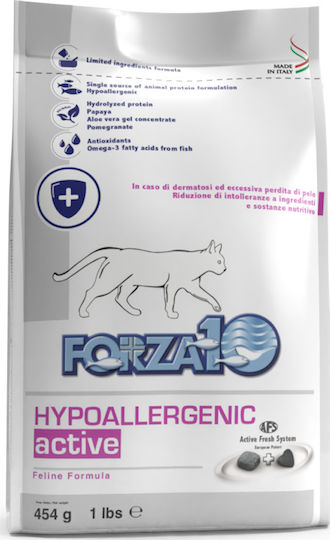 Forza10 Hypoallergenic Active Cat Dry Food with Rice 0.454kg