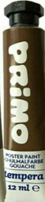 Primo Tempera Tempera Colour Paint Tube 12ml Brown