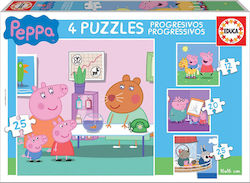 Παιδικό Puzzle Peppa Pig Progressive 82pcs Educa