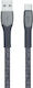 Rivacase Braided USB 2.0 Cable USB-C male - USB-A Γκρι 1.2m PS6102GR12