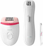 Philips Satinelle Essential Epilator Set Epilator for Face, Body & Bikini BRP506/00