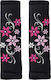 Bottari Set of 2pcs Car Seat Belt Pads Black My Star Pink