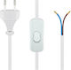 Goobay Power Cord In White Colour 51349