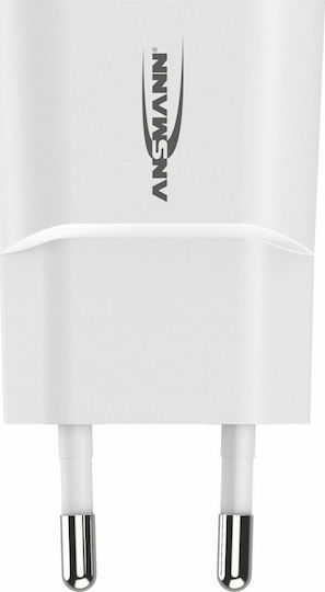 Ansmann Зарядно без кабел с USB-A порт Бял (HC105)