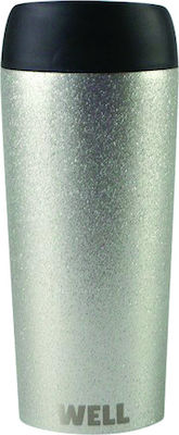 Woodway Θερμός Silver Glitter 0.45lt