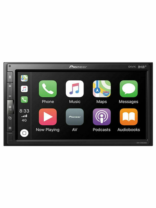 Pioneer Ηχοσύστημα Αυτοκινήτου 2DIN (Bluetooth/USB/AUX) με Οθόνη Αφής 6.8"