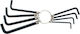 Sparta Folding Torx Wrench T10 9pcs