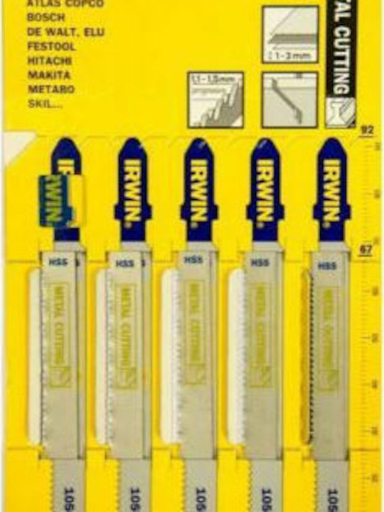 Irwin T318A BJSB Lamele pentru metal 132mm 5buc