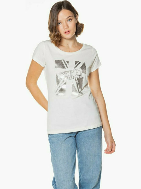 Pepe Jeans Alessa Damen T-shirt Weiß