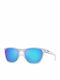 Oakley Manorburn Ανδρικά Γυαλιά Ηλίου με Διάφανο Κοκκάλινο Σκελετό και Μπλε Καθρέφτη Φακό