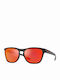 Oakley Manorburn Sonnenbrillen mit Schwarz Rahmen und Rot Spiegel Linse OO9479-04