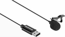 Saramonic Condenser USB Microphone SR-ULM10L Lapel for Camera