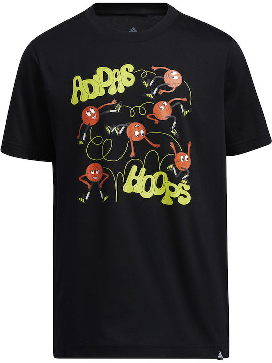 adidas Tricou pentru copii Negru Performance